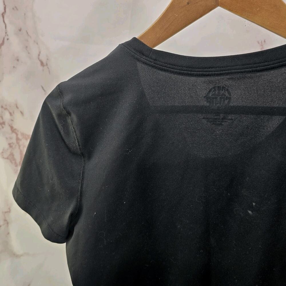 REI Co Op Shirt Womens Medium Black Tech Short Sleeve Active Hiking - Picture 6 of 8